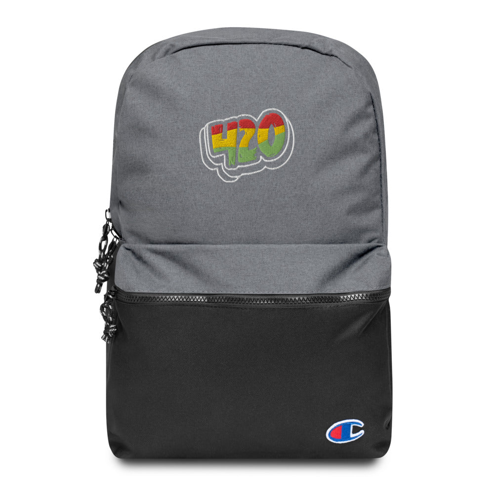 420  Embroidered Champion Backpack