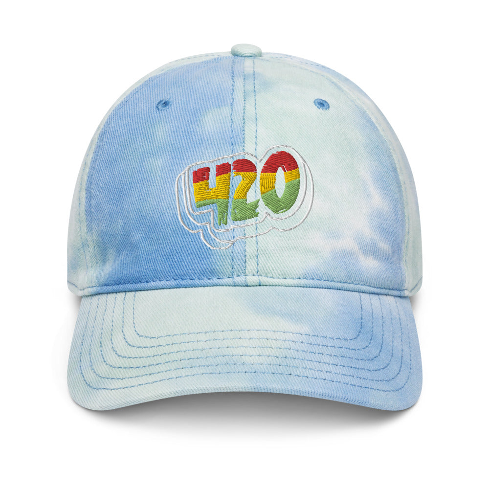 420 Tie dye hat