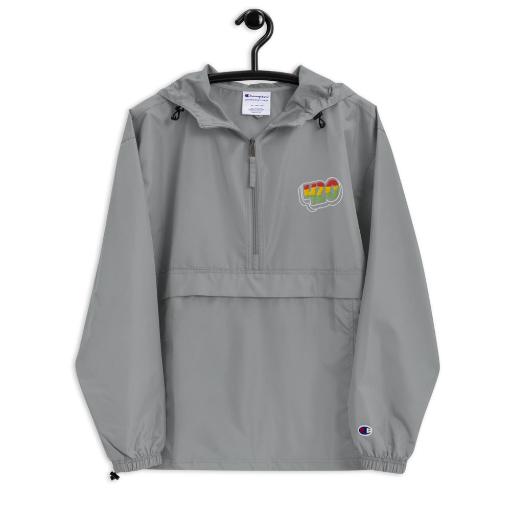 420 Embroidered Champion Packable Jacket