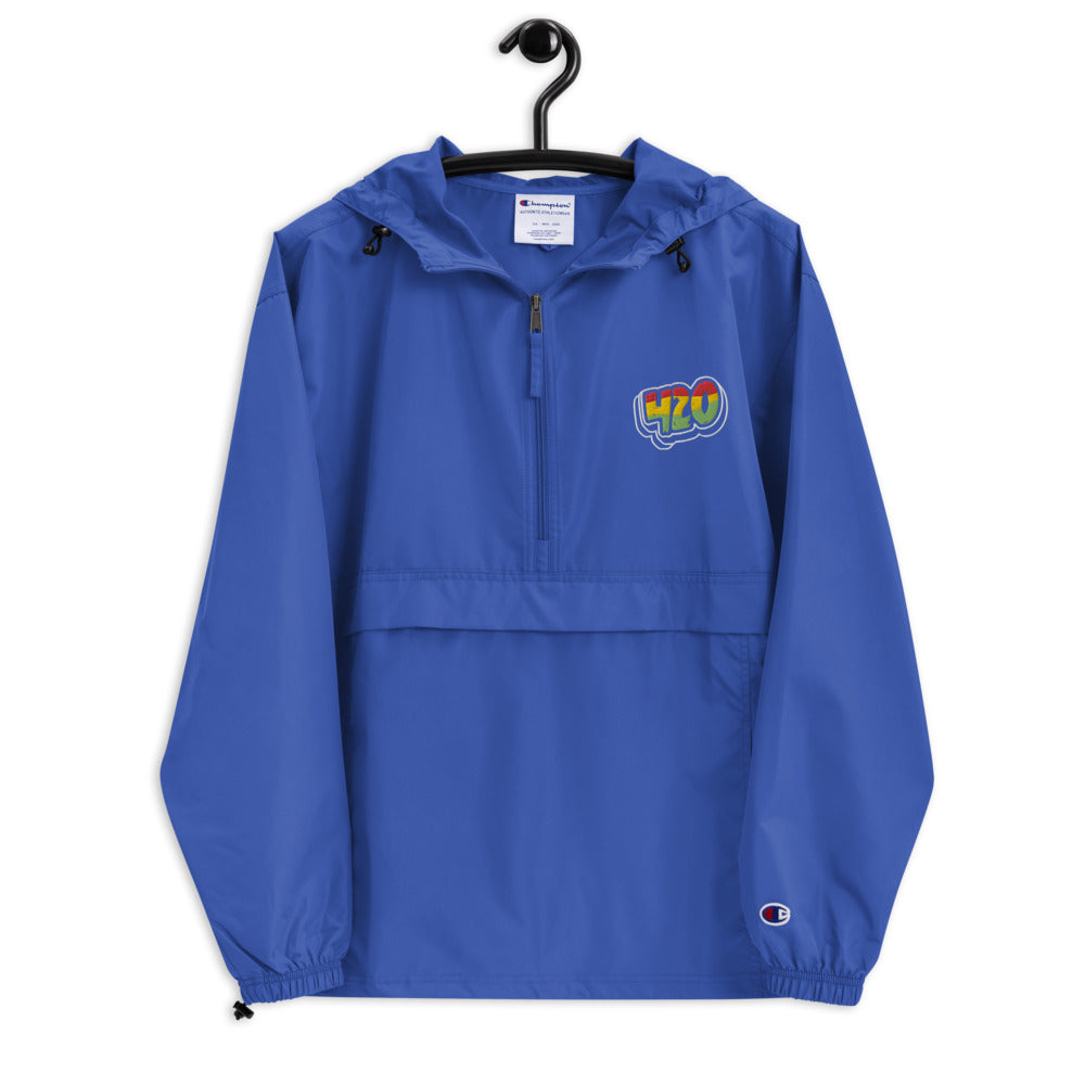 420 Embroidered Champion Packable Jacket