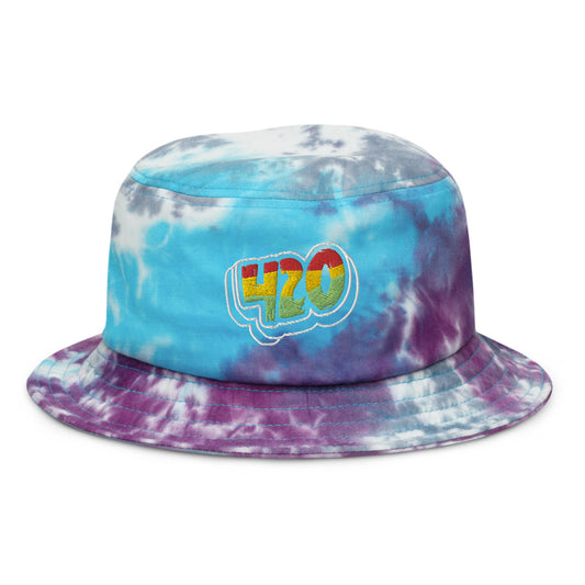 420 Tie-dye bucket hat
