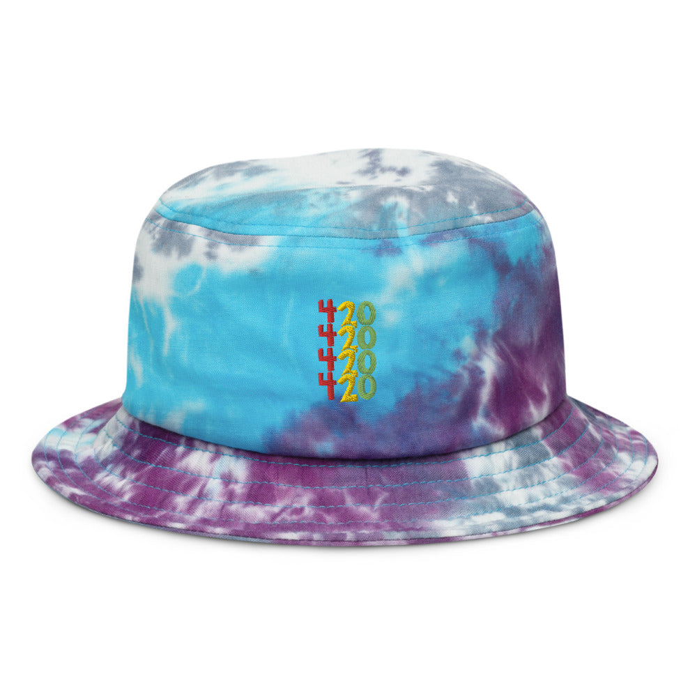 420 Time Tie-dye bucket hat