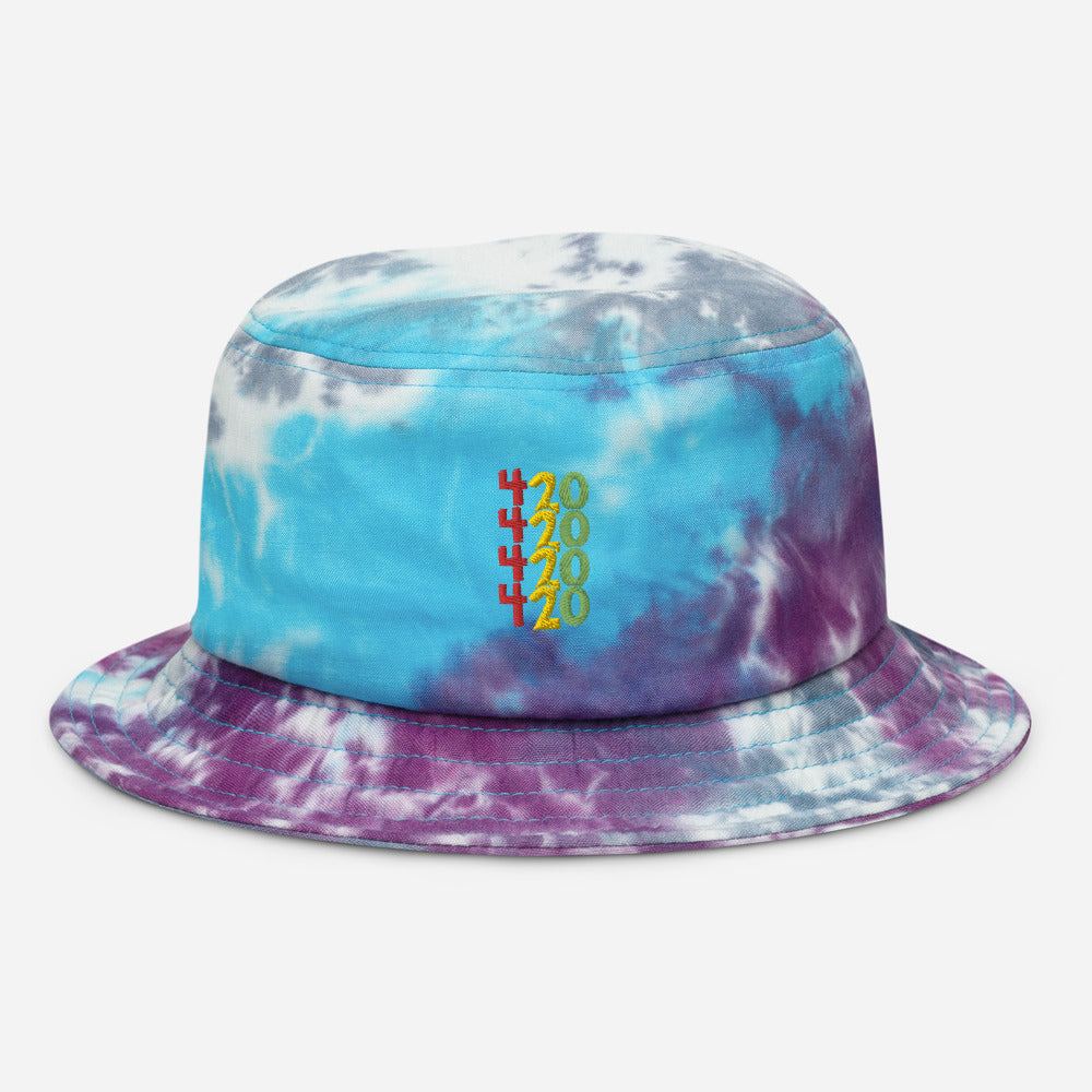 420 Time Tie-dye bucket hat