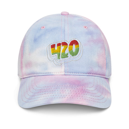 420 Tie dye hat