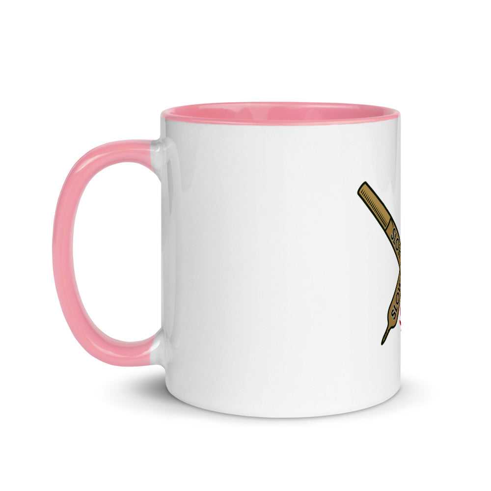 "Slow Thy Roll" Mug with Color Inside
